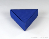 Klappdeckelbox 214 - Triangel - E-Welle offen - Gr&ouml;&szlig;e 03 - blau