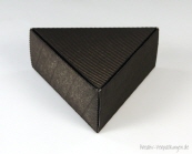 Klappdeckelbox 214 - Triangel - E-Welle offen - Gr&ouml;&szlig;e 02 - schwarz