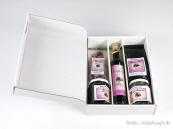 Geschenkverpackung Delikatessen - Klappdeckelbox 216 wei&szlig;