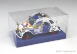 Klarsichtverpackung Modellauto mit Kartoneinlage blau