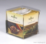 Geschenkverpackung Tee - Klarsichtverpackung W&uuml;rfel