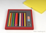 VARIO COLOR St&uuml;lpdeckelverpackung f&uuml;r Farbstifte-Set