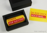 Energy-Drink-Verpackung schwarz - offen